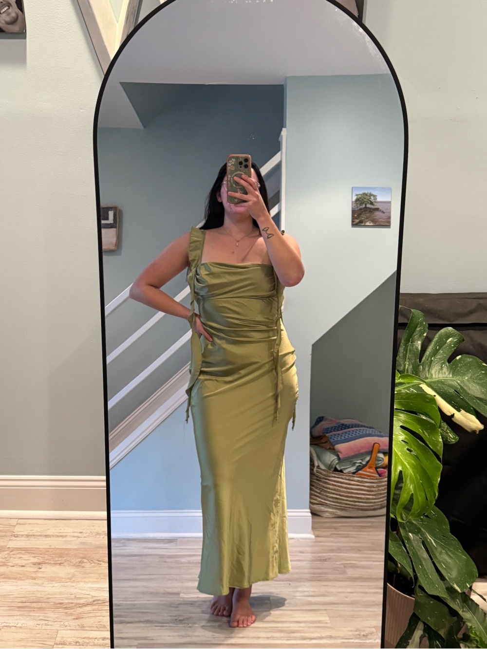 Princess Polly Olive Green Maxi Dress - Picture 7 of 7